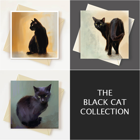 Black Cat Notelets