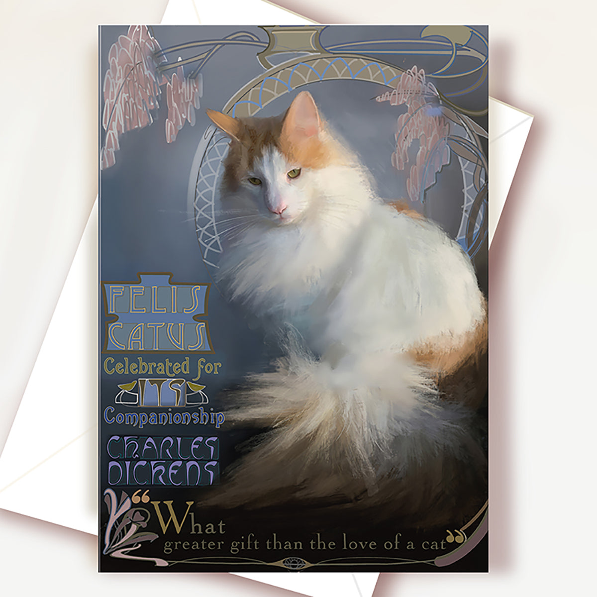 For The Love Of Cats Greeting Card