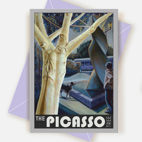 Picasso Tree Greeting Card