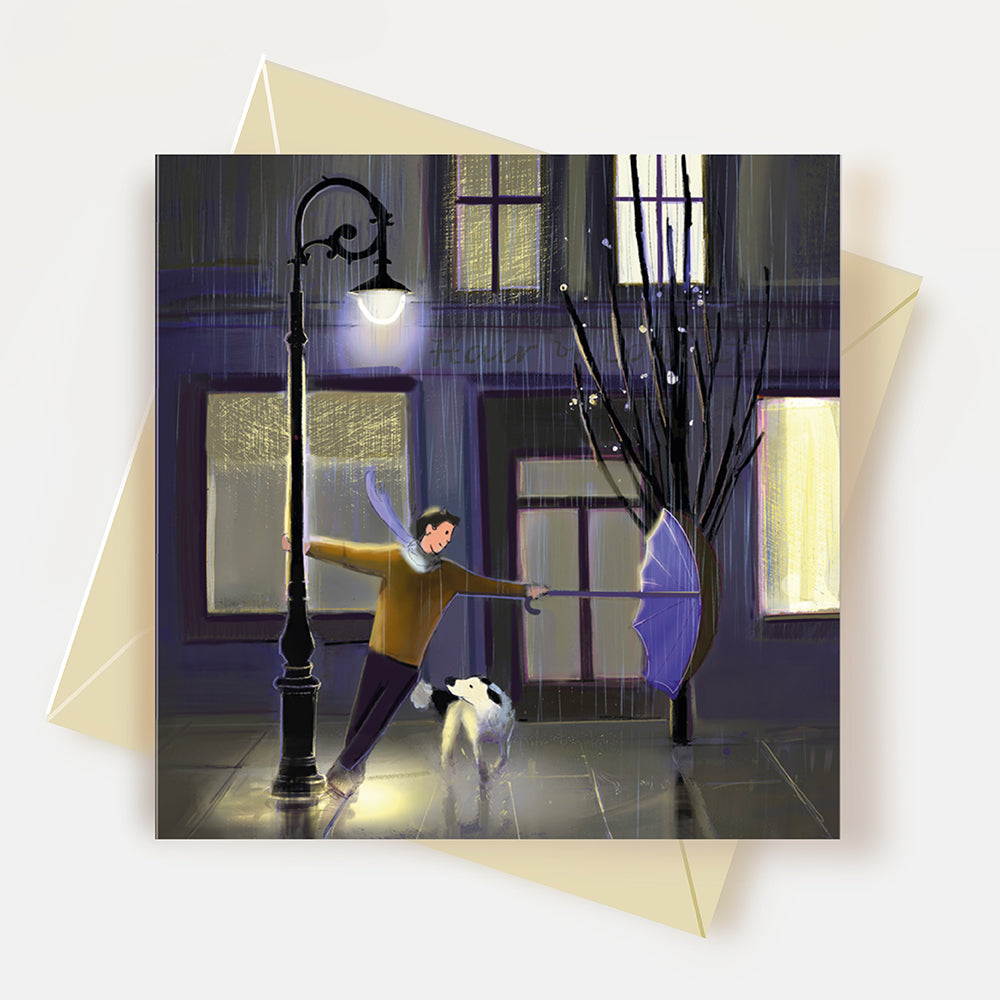 Singing In The Rain Greeting Card
