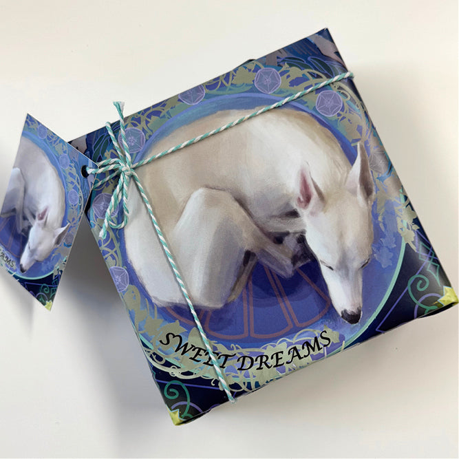 Sleeping Greyhound Wrapping Paper