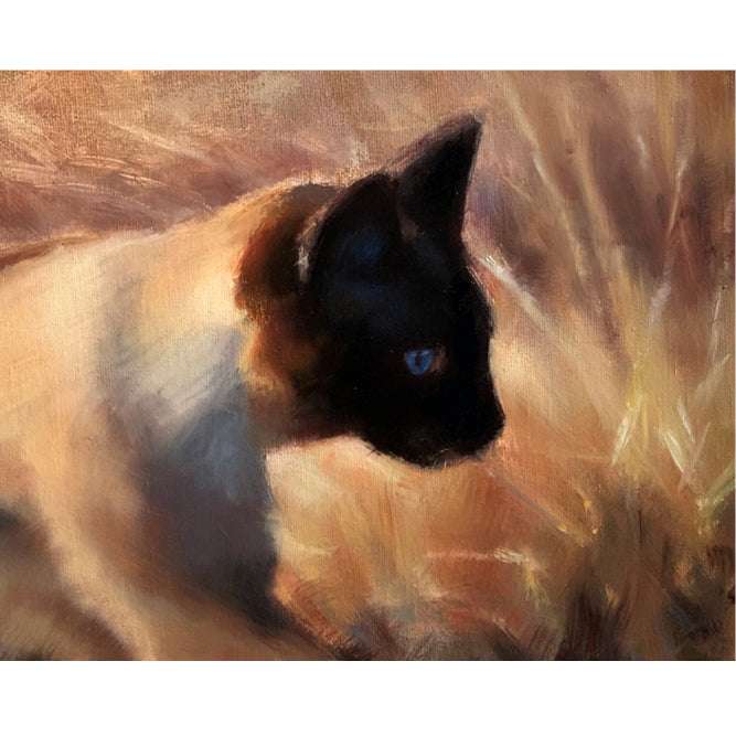 Siamese Cat Original Painting