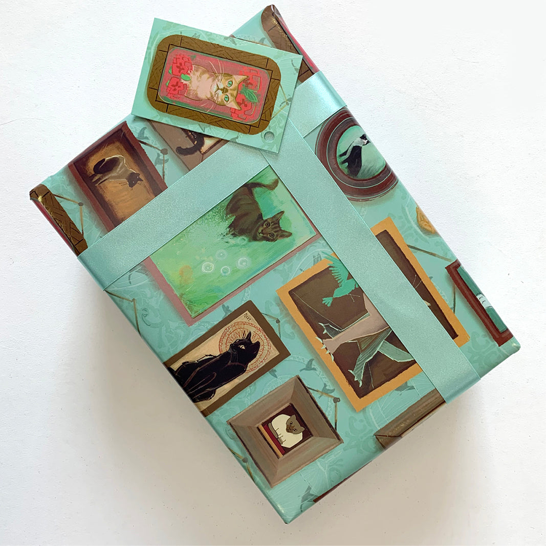 A Gallery Of Cats Wrapping Paper