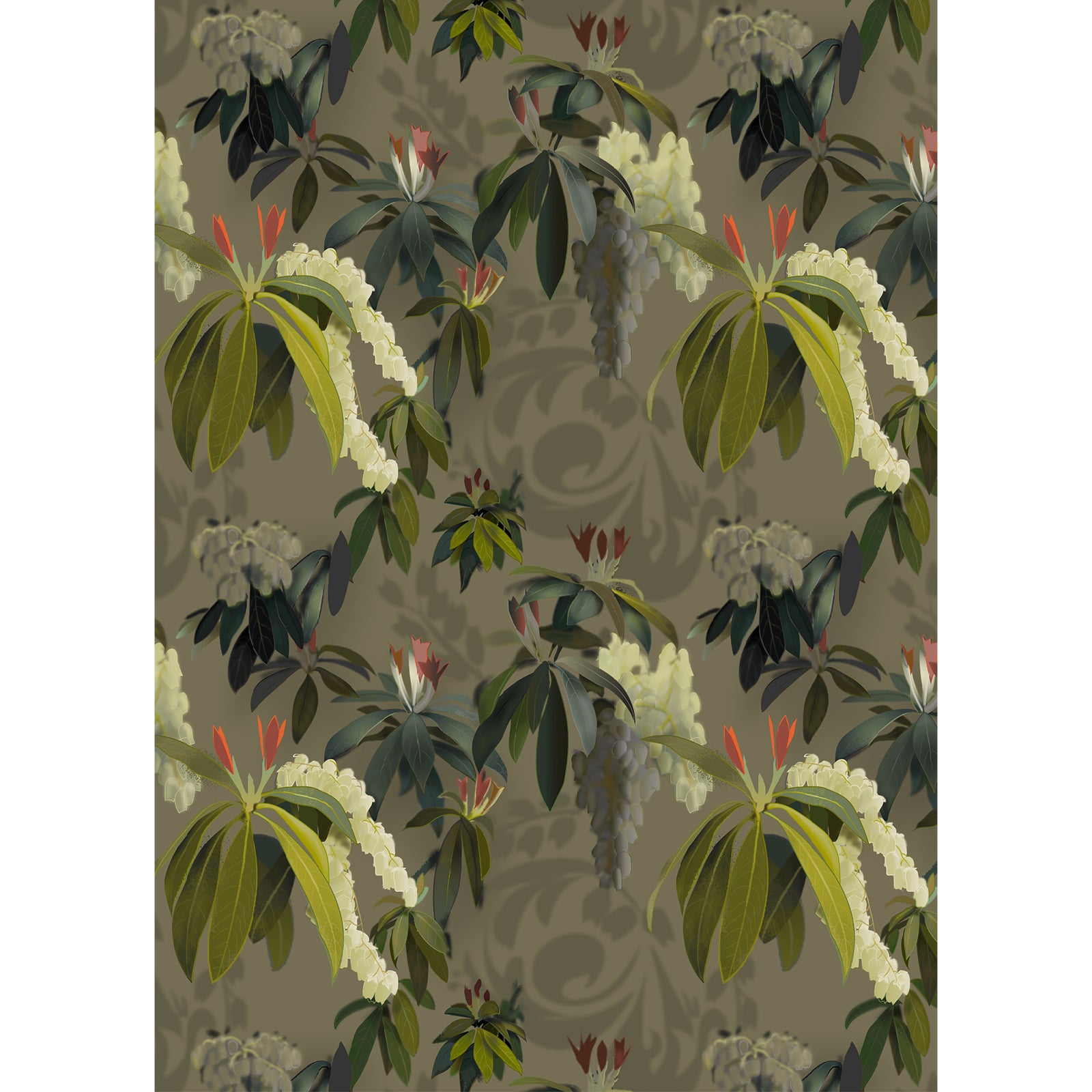 Forest Flame Wrapping Paper
