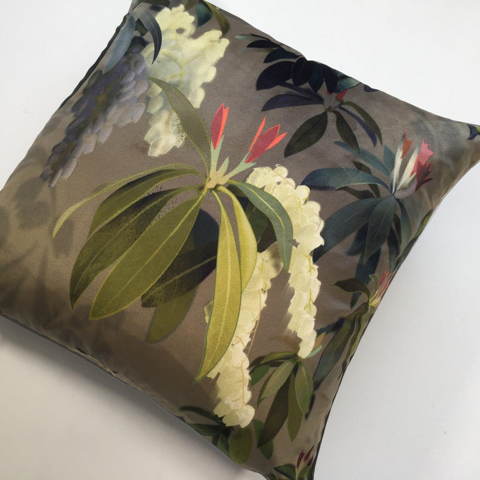 Forest Flame Grey Cushion Cover