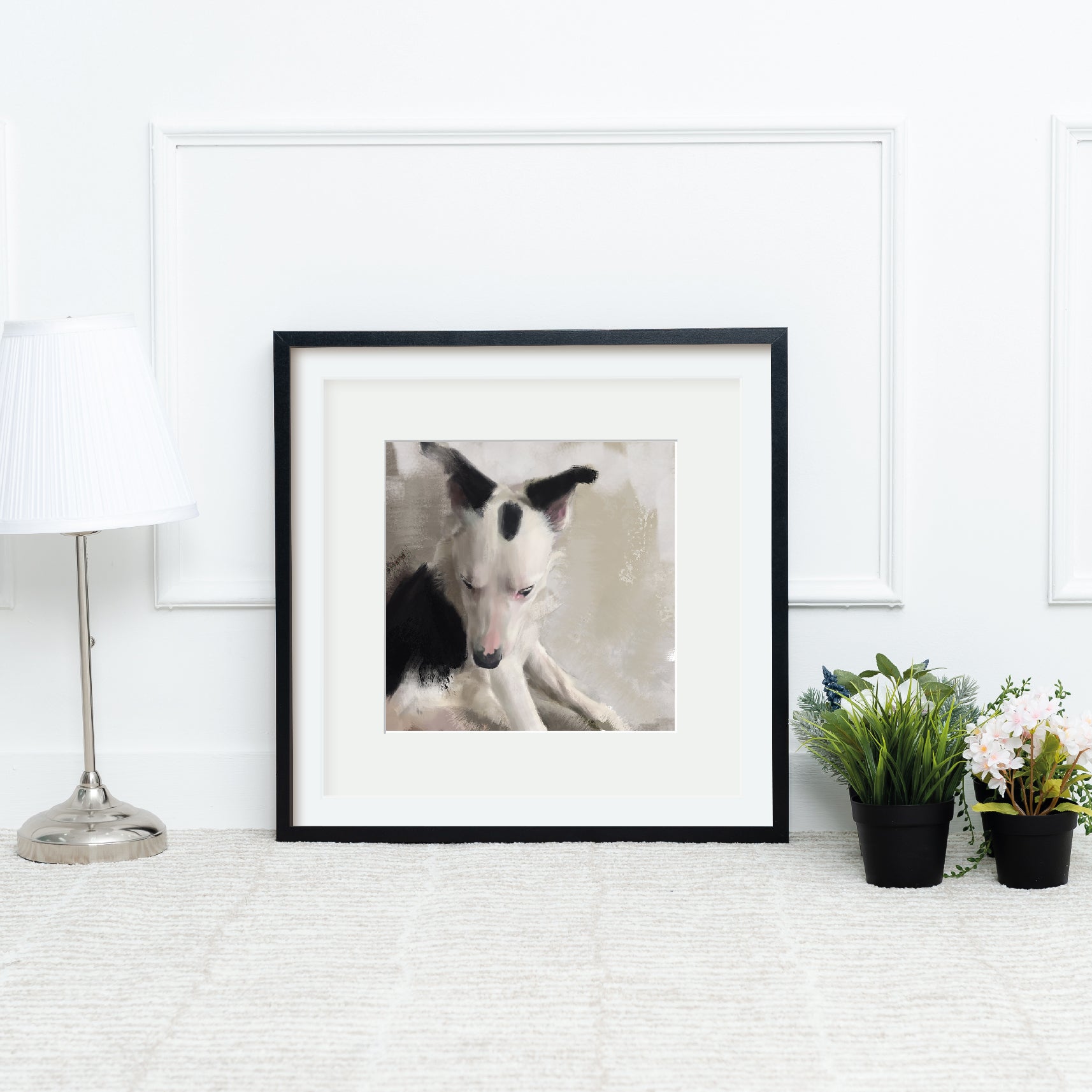 Border Collie Dog Print