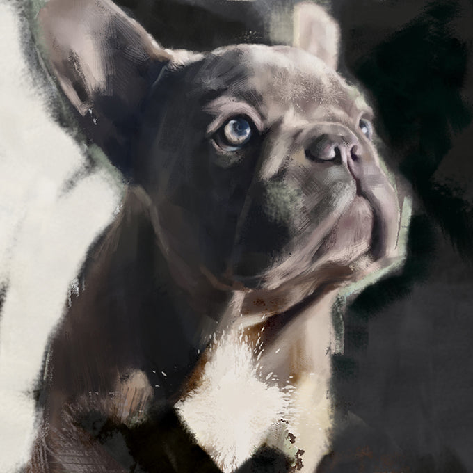 French Bulldog Greeting Card