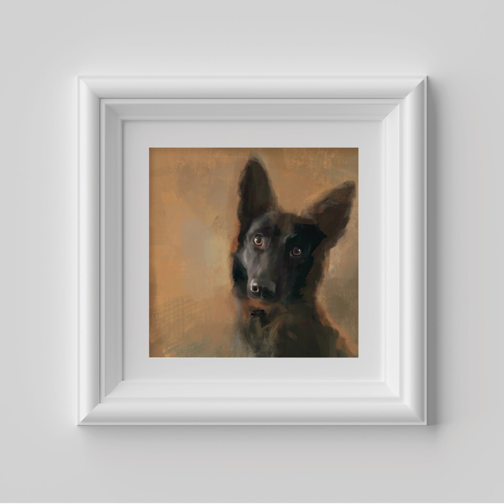 German Shepherd Dog Print