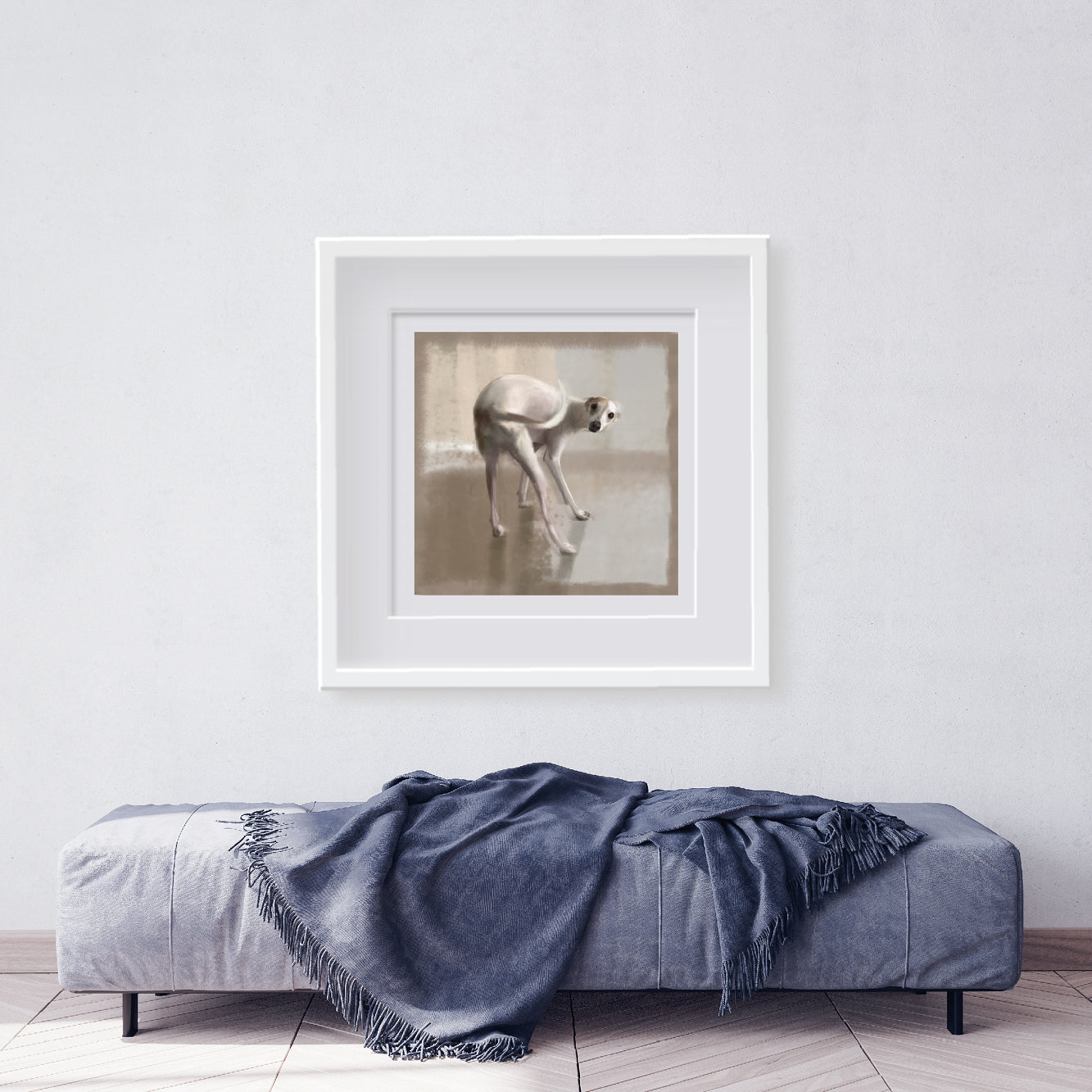 Italian Greyhound Dog Print