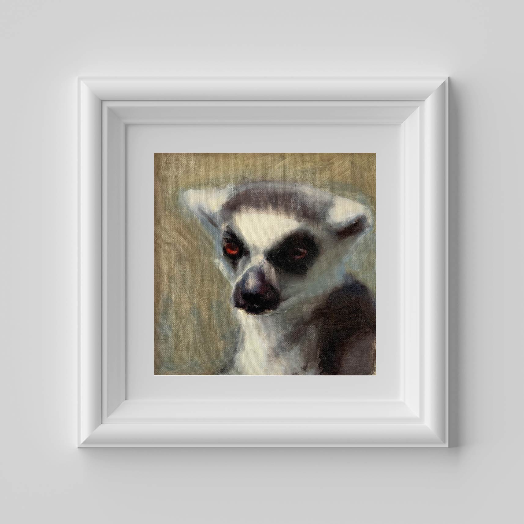 Lemur Original Painting