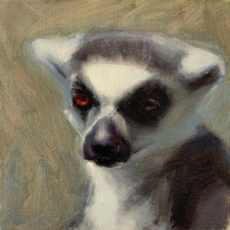 Lemur Original Painting