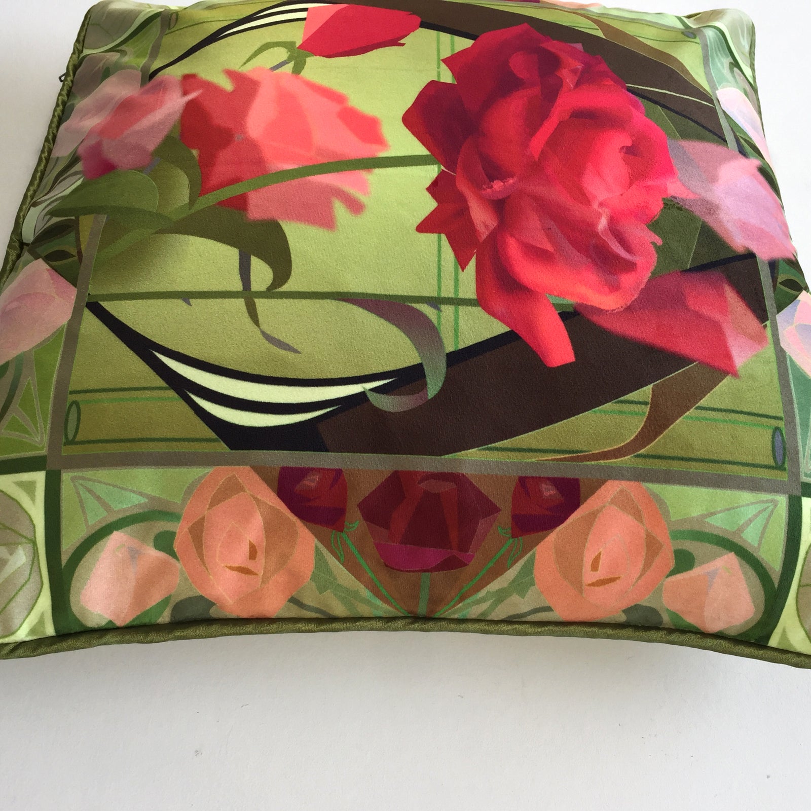 Red Rose Cushion Cover