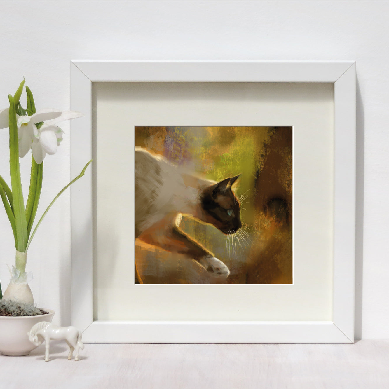 Siamese Cat Print