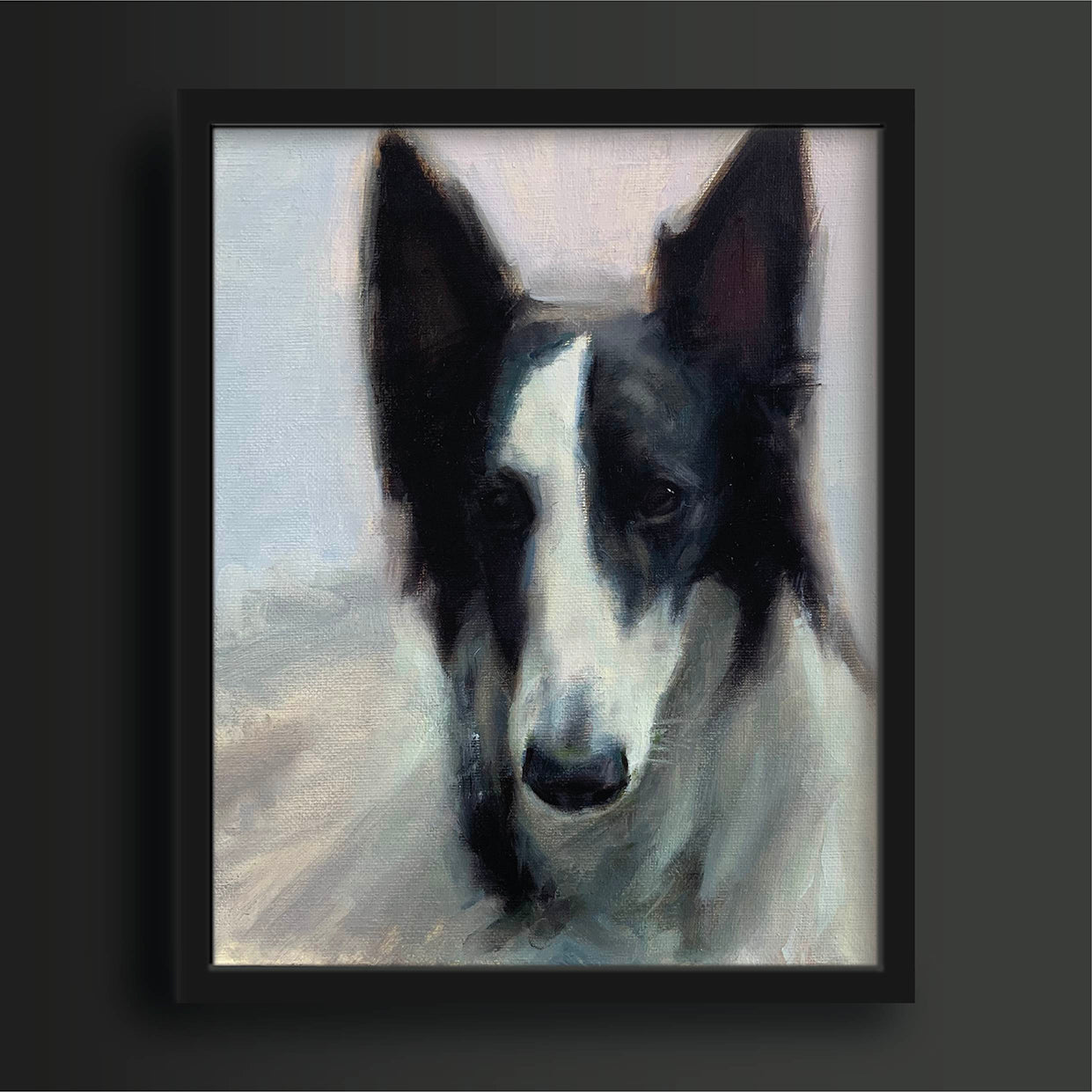 Silken Windhound Original Oil Painting