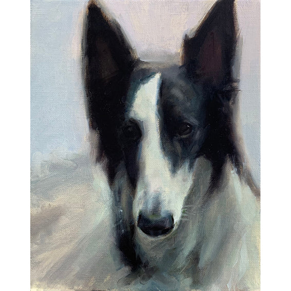 Silken Windhound Original Oil Painting
