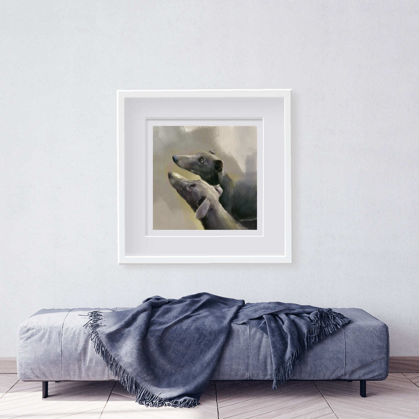 Greyhound Dog Print