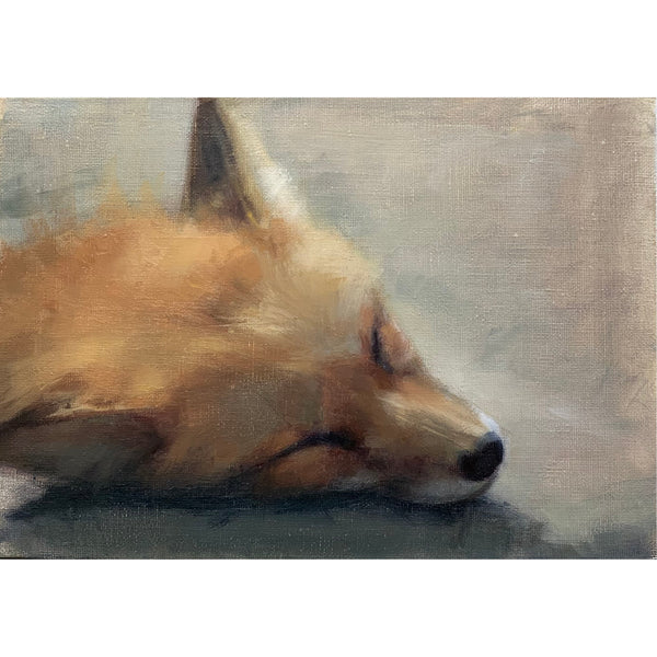 Sleeping Fox Original Painting