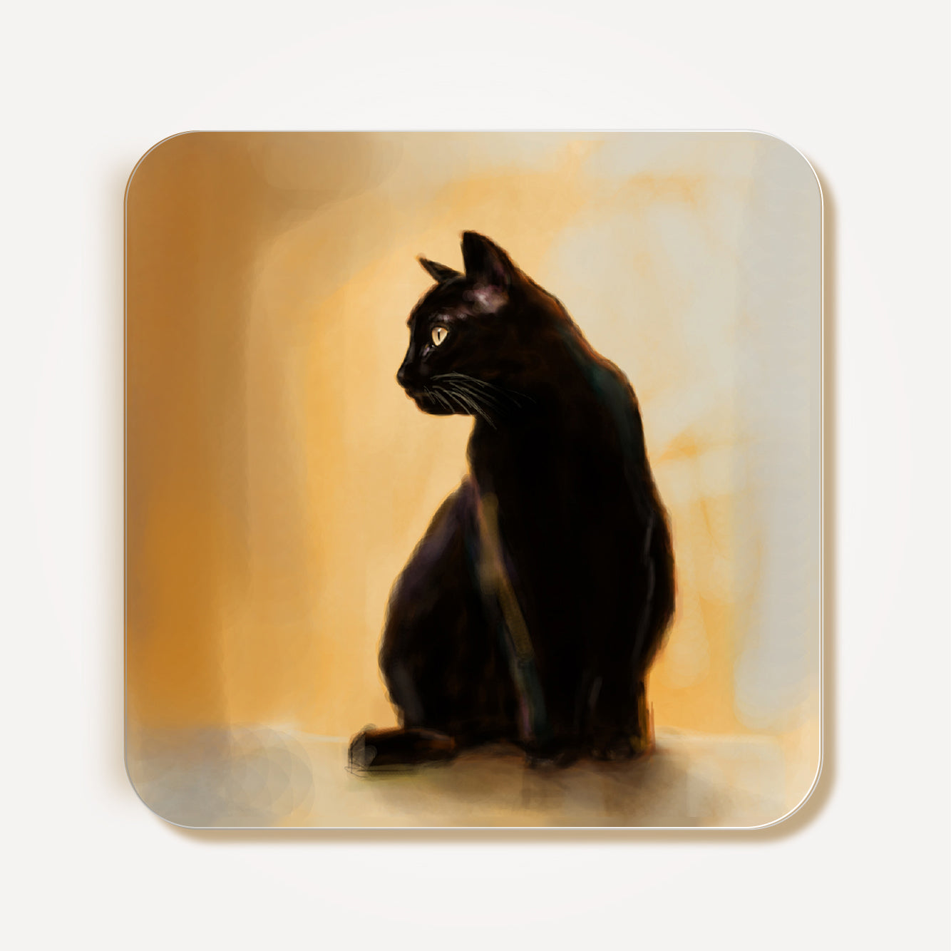 Set Of 4 Cat Coasters