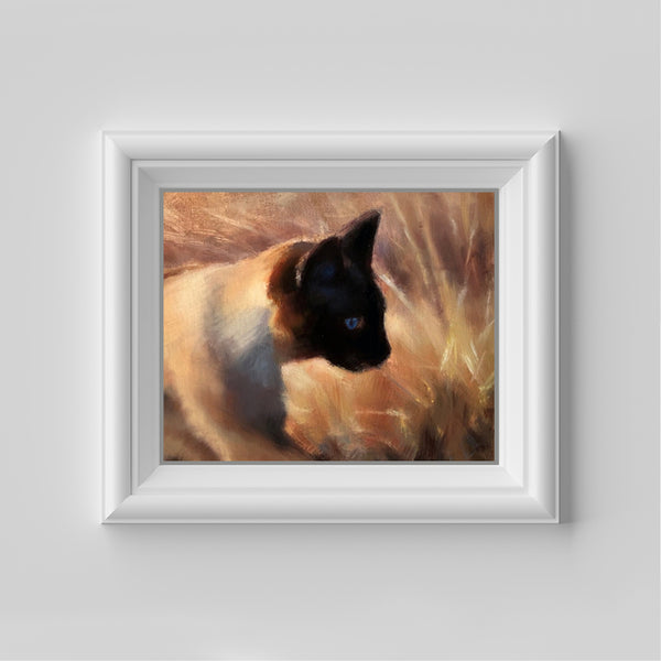 Siamese Cat Original Painting