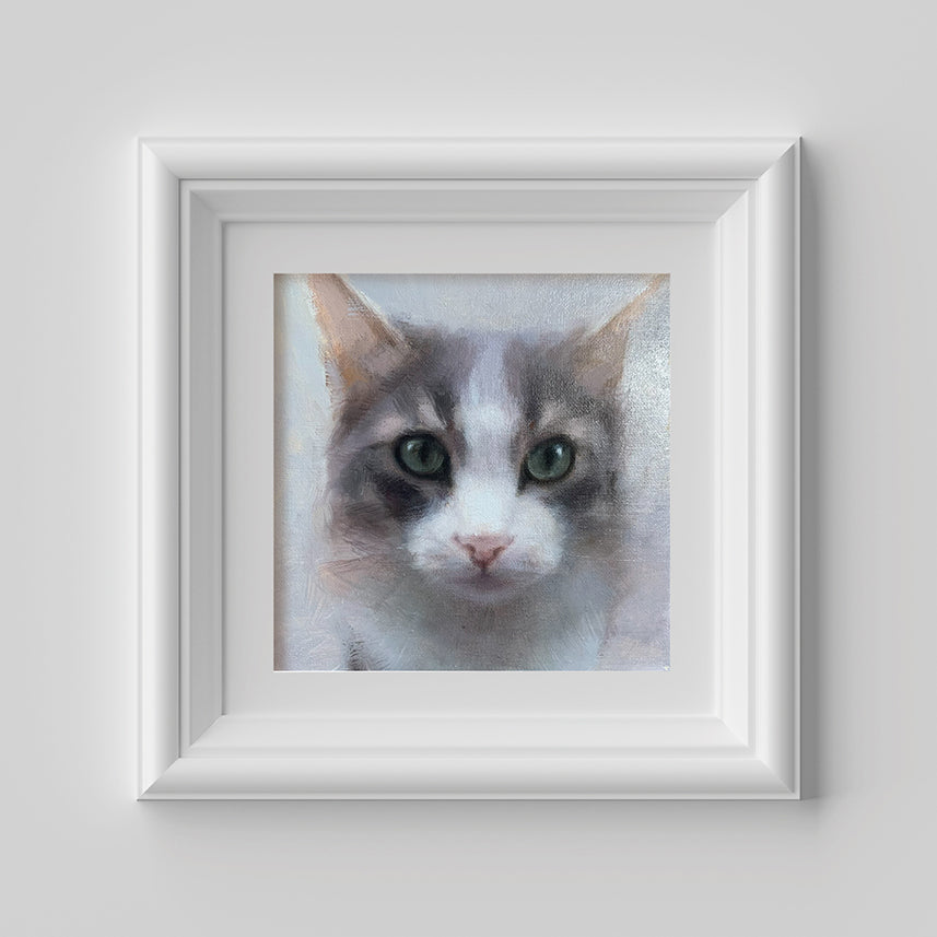 Ethereal Cat Original Painting