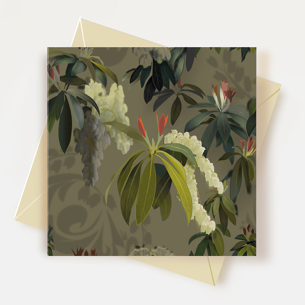 Forest Flame Greeting Card