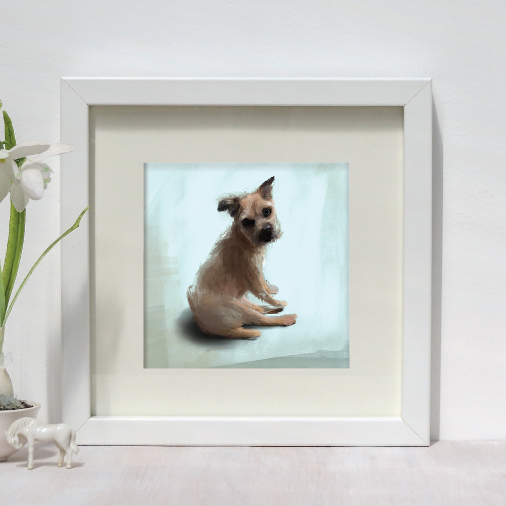 Border Terrier Dog Print