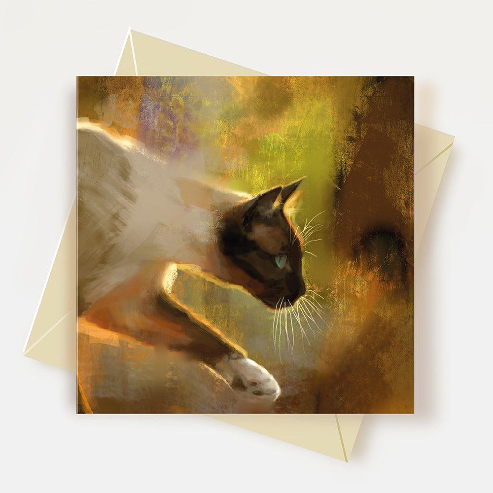 Siamese Cat Greeting Card