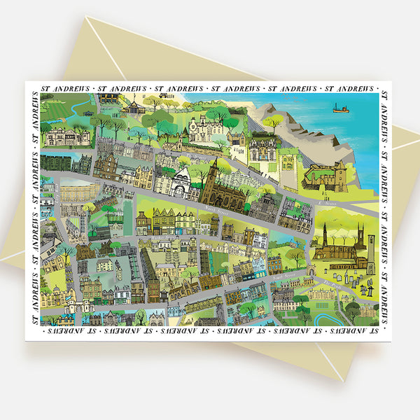 St Andrews Greeting Card
