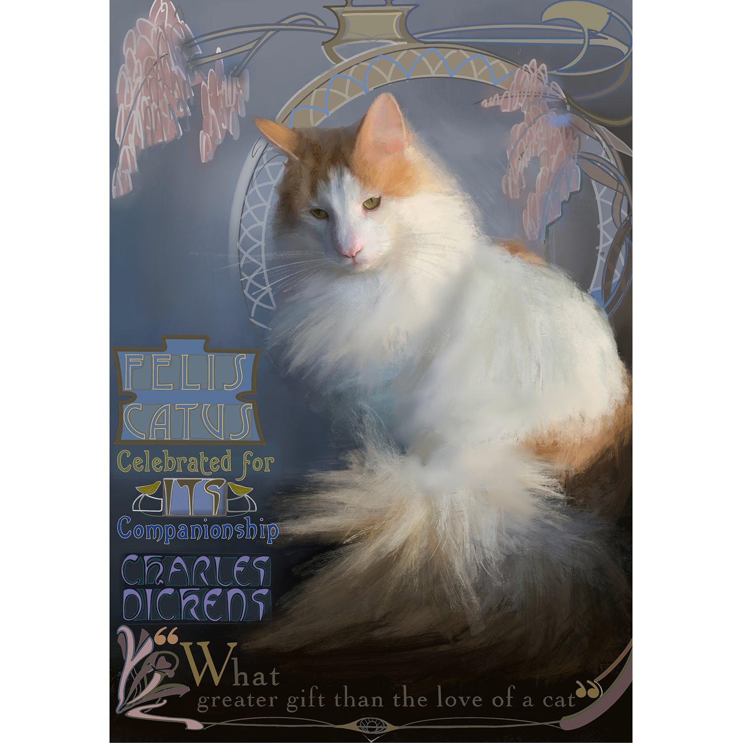 For The Love Of Cats Greeting Card