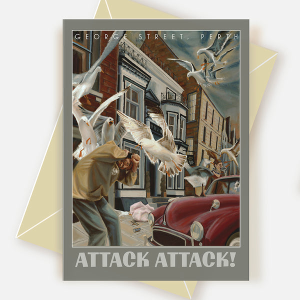 Attack Attack Greeting Card