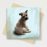 Border Terrier Greeting Card