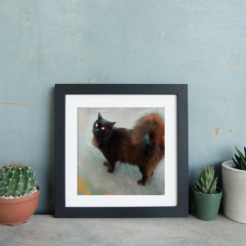 You Looking At Me Cat Print?