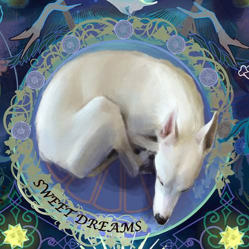 Dreaming Greyhound Print