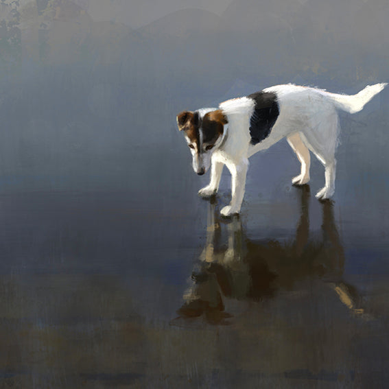 Jack Russell Terrier Dog Greeting Card