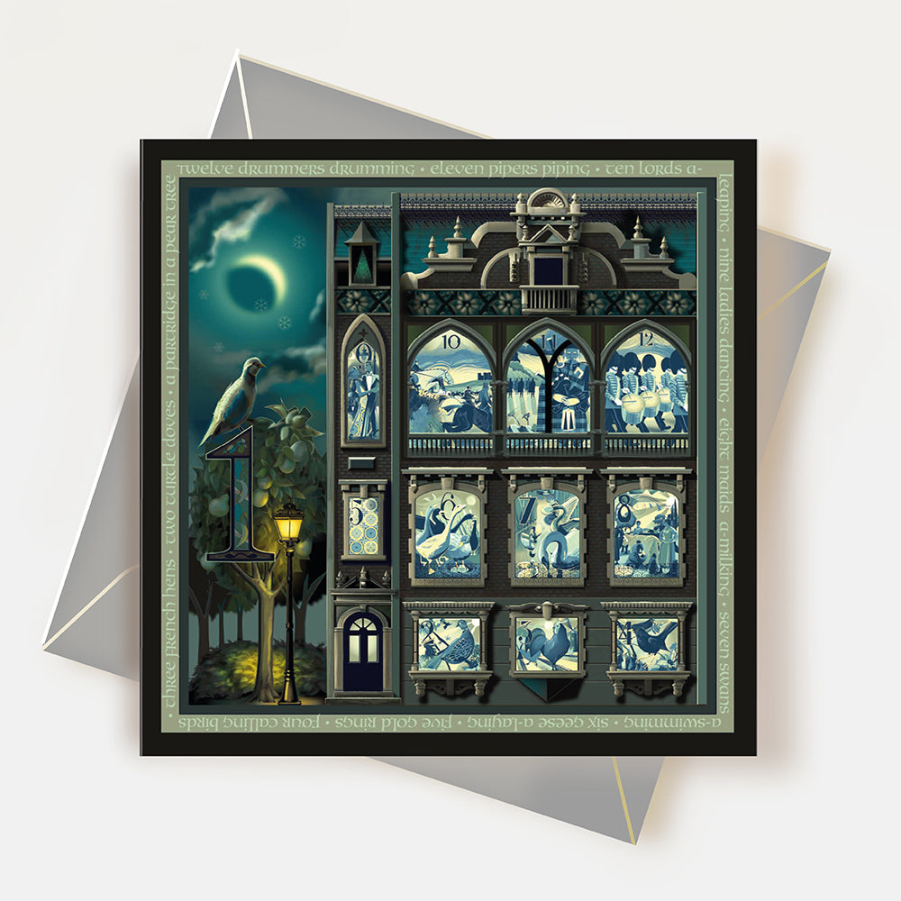 Twelve Days Of Christmas Greeting Card
