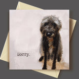 Scruffy Dog Greeting Card