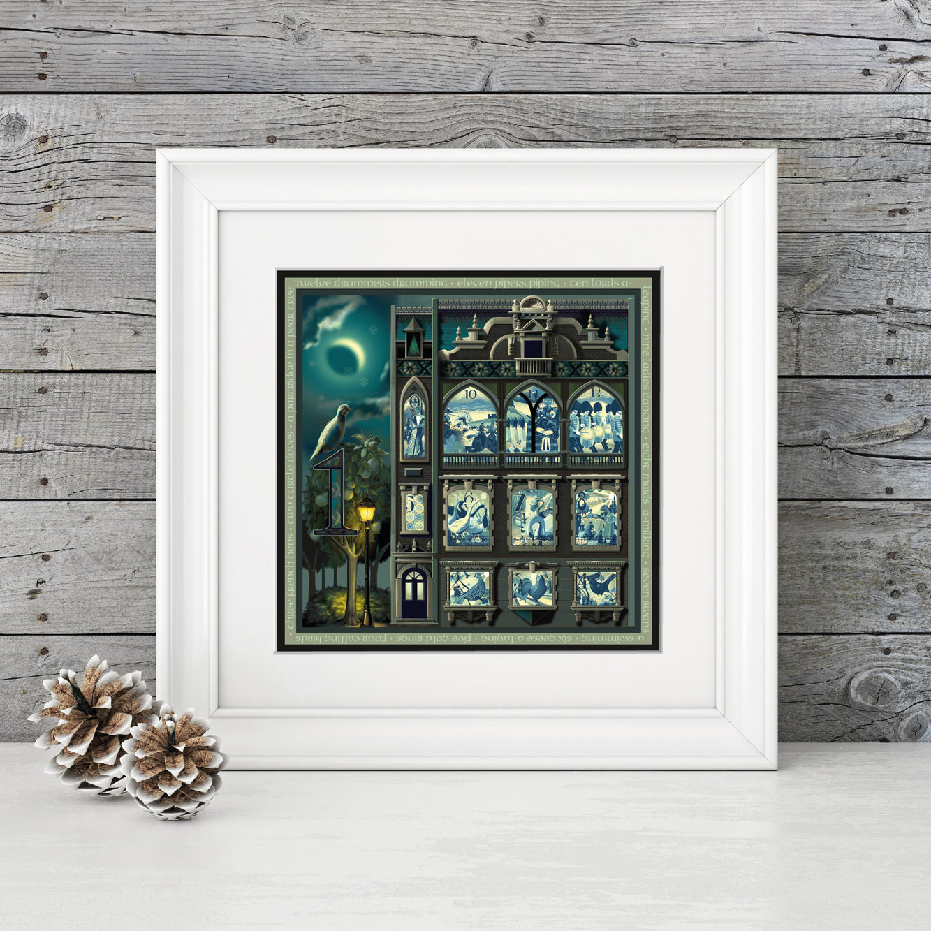 Twelve Days Of Christmas Print
