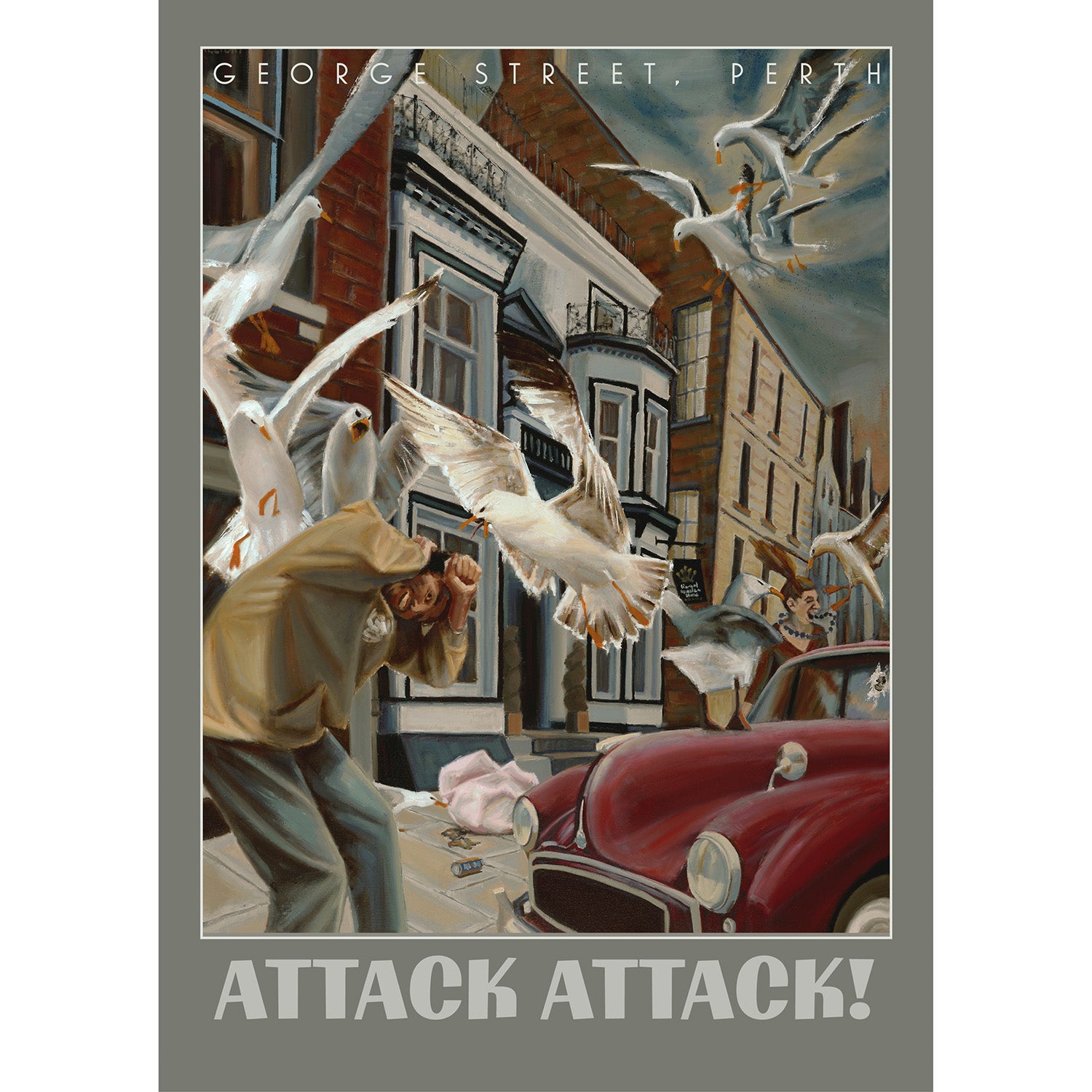 Attack Attack Greeting Card