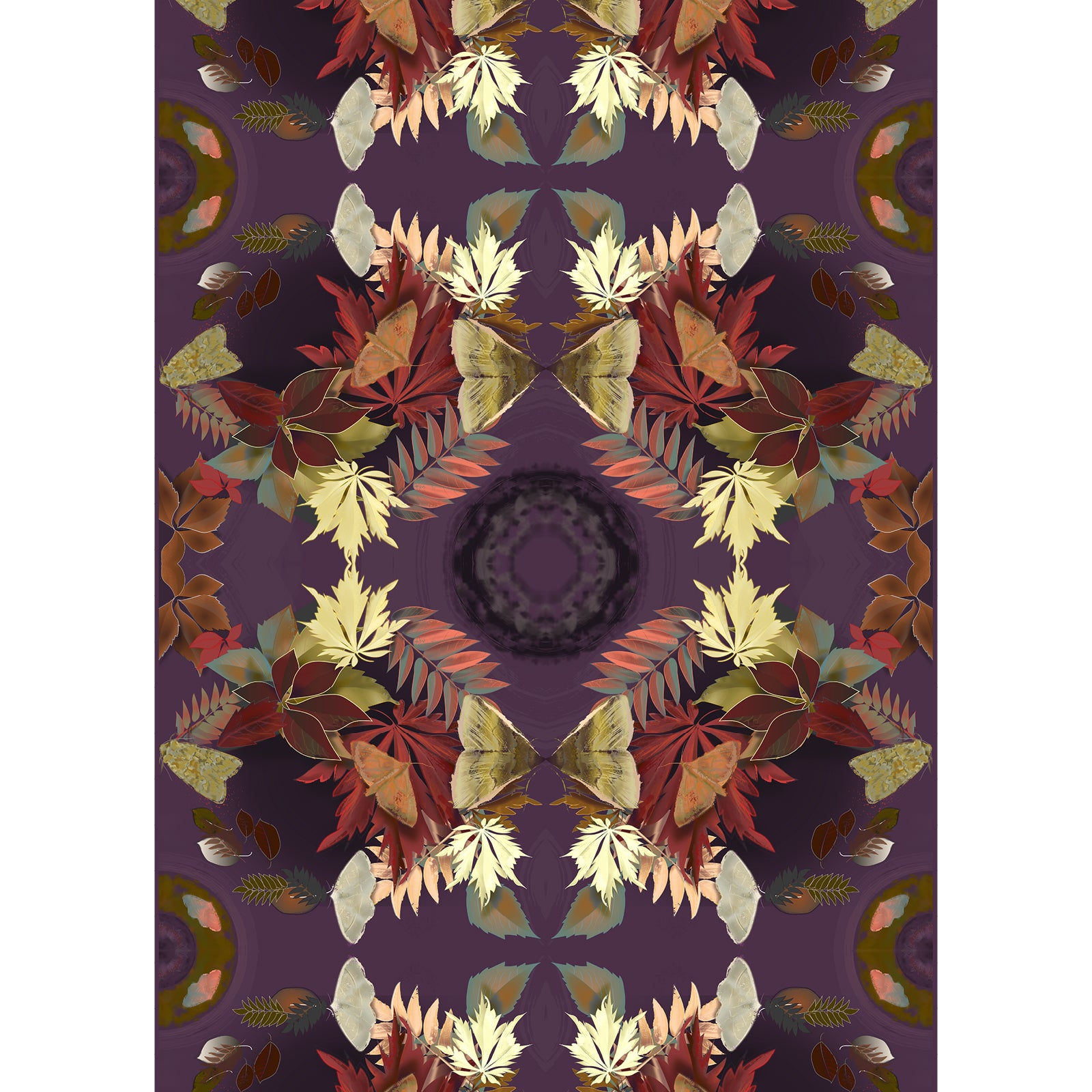 Purple Butterfly Wrapping Paper