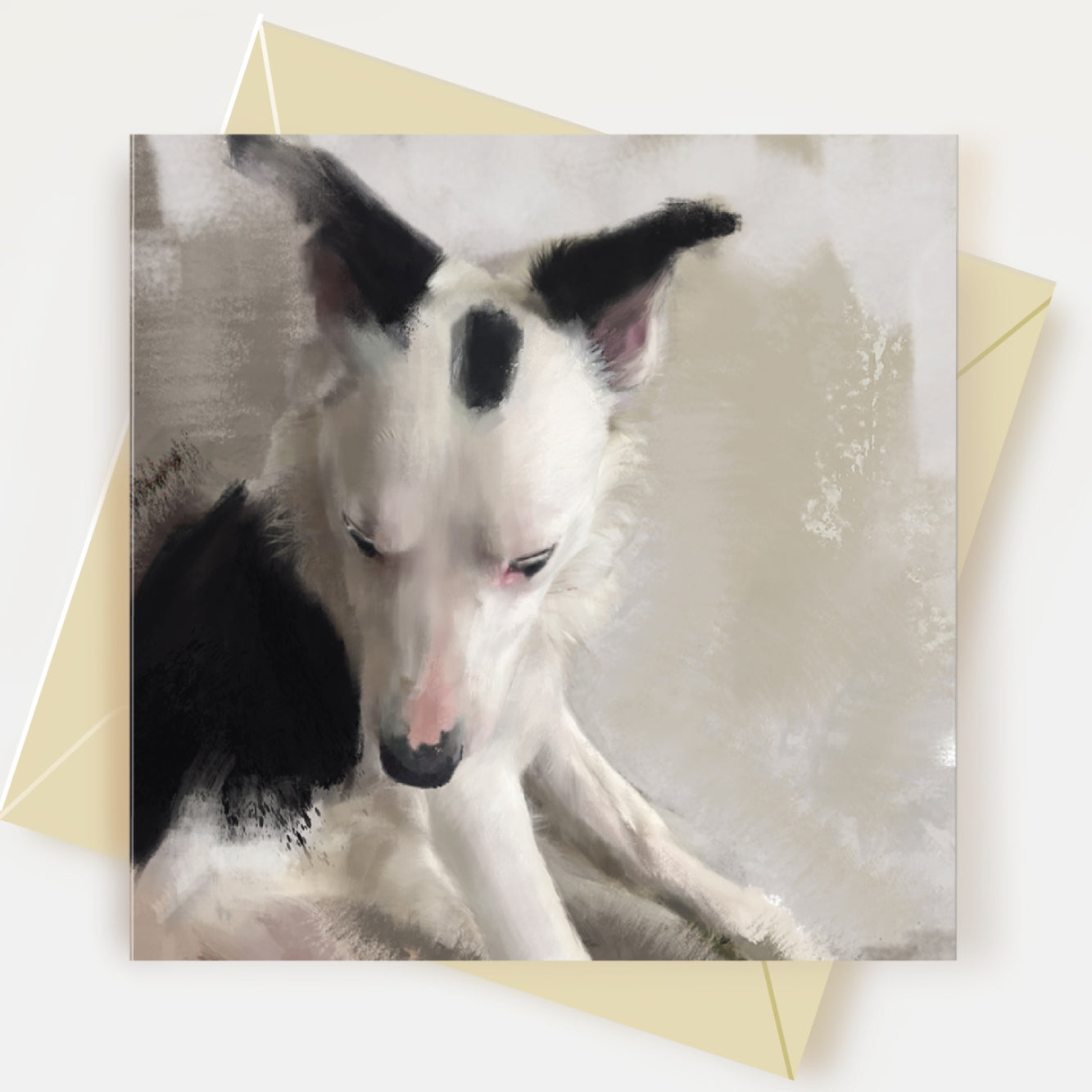 Border Collie Greeting Card