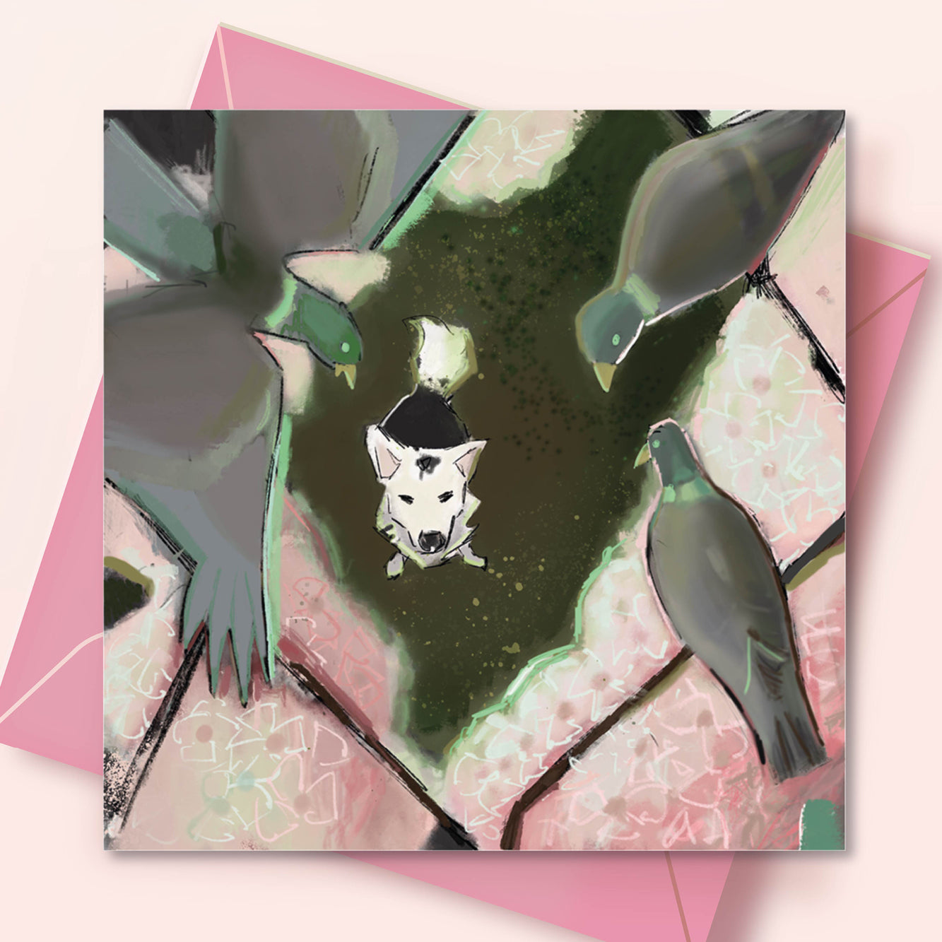 Bird Watching Greeting Card