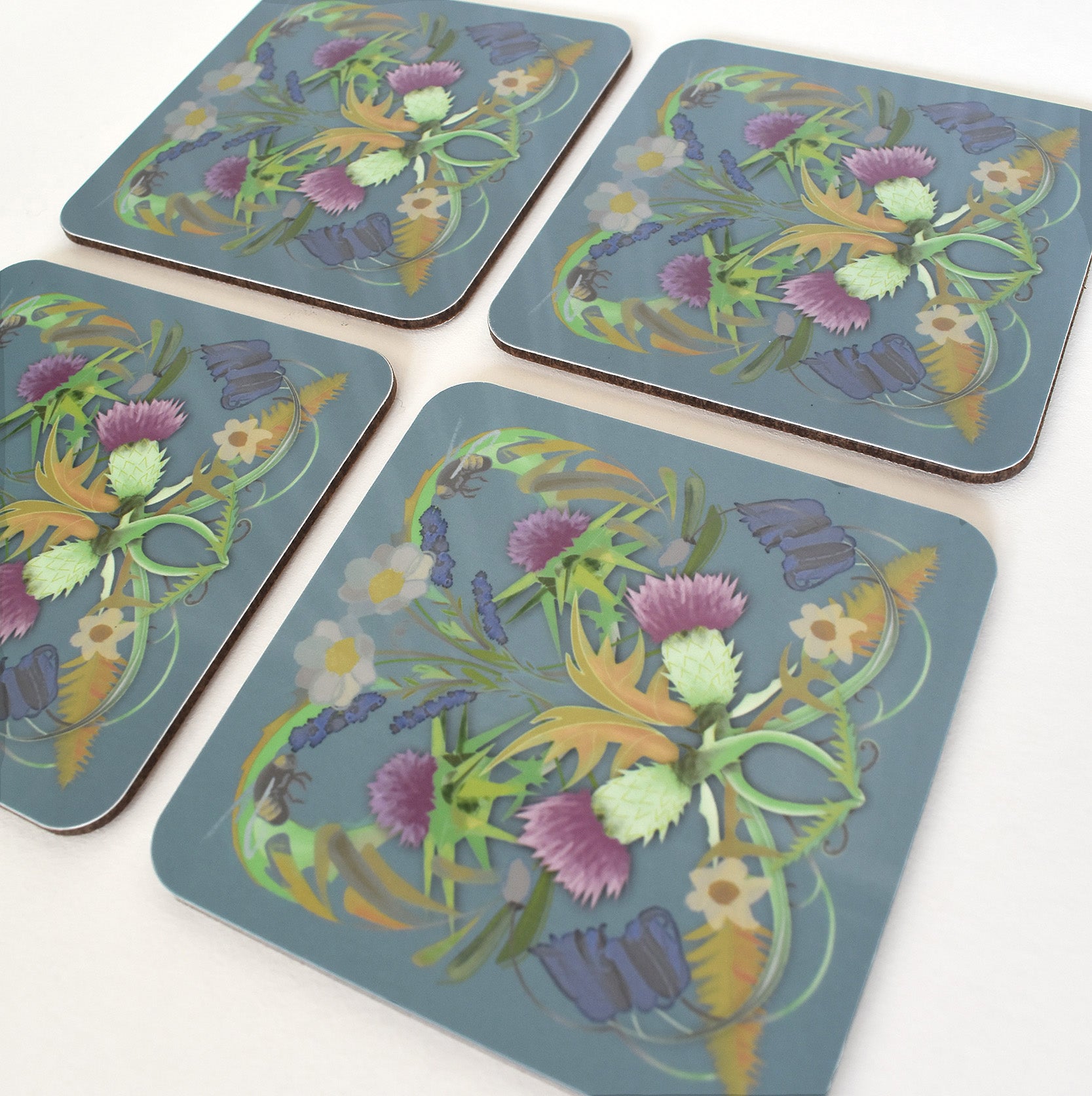 Scottish Thistle Coasters