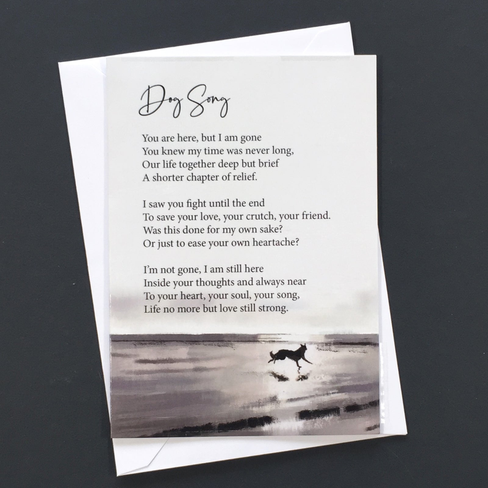 Dog Song Greeting Card