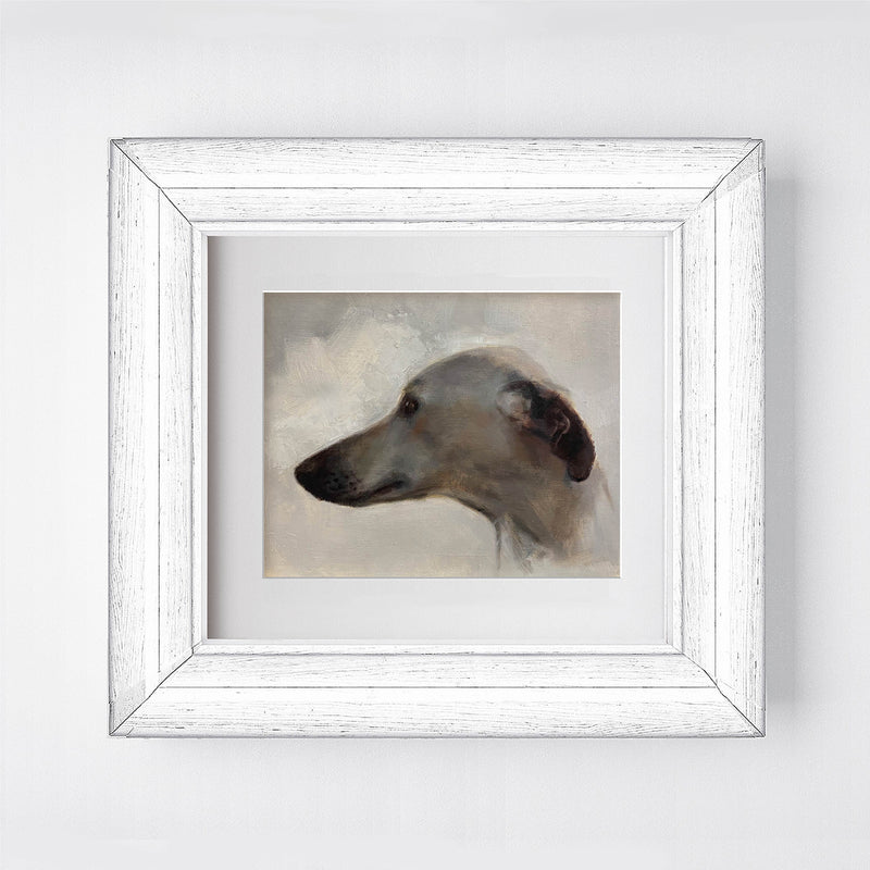 Greyhound In Neutrals Original Painting