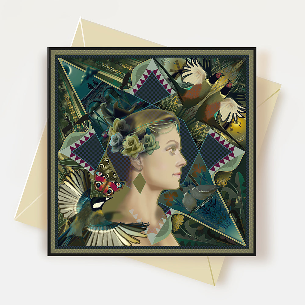 English Summers Greeting Card