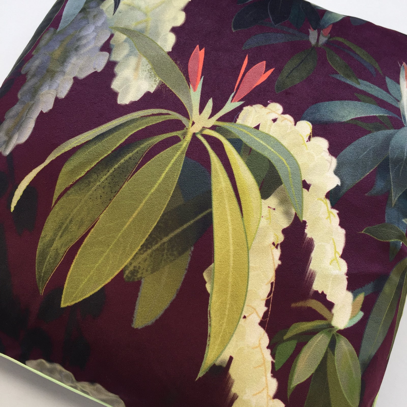 Forrest Flame Red Cushion Cover