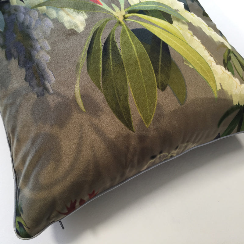 Forest Flame Grey Cushion Cover