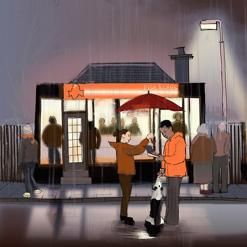 Fish Supper Soiree Print