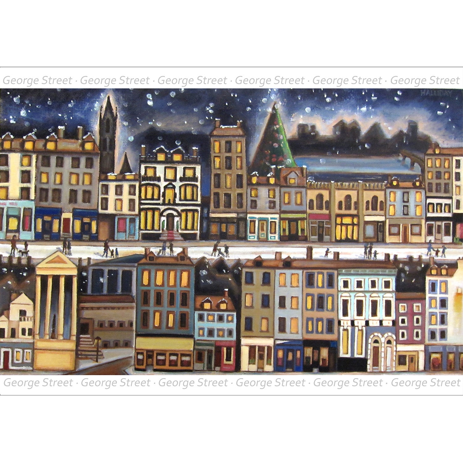 George Street Greeting Card