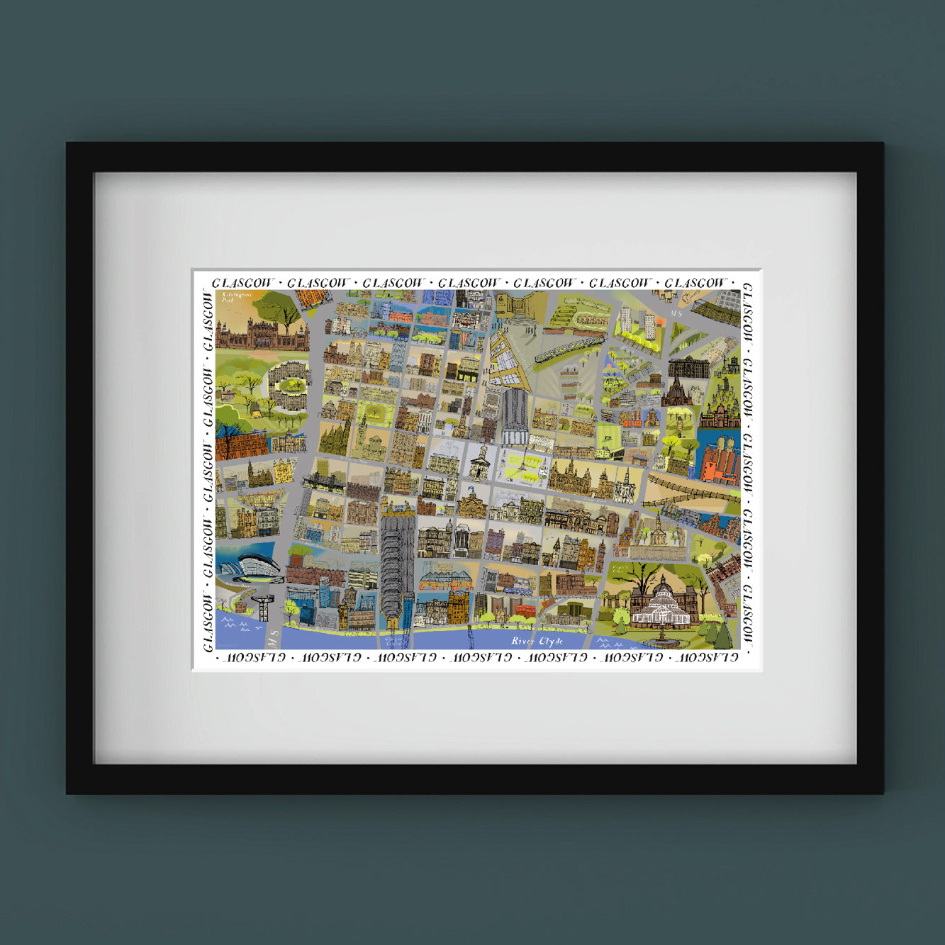 Glasgow Print